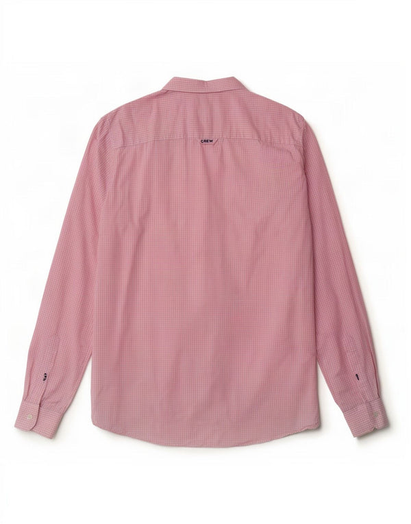 Crew Clothing Muška klasična košulja Srednje ružičasti pamuk od ginghama