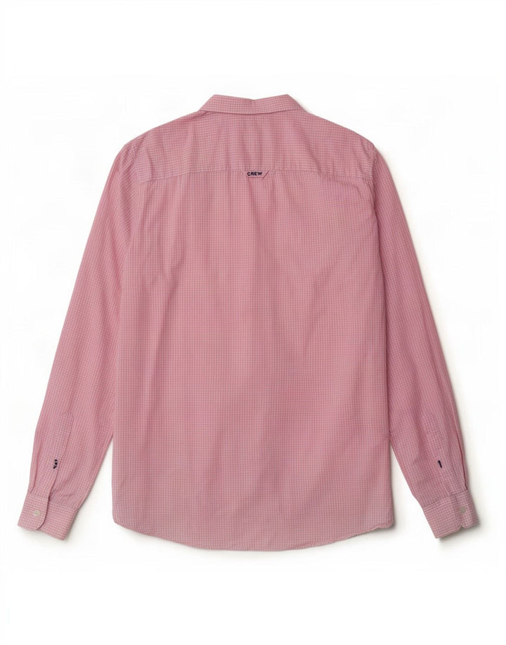 Crew Clothing Muška klasična košulja Srednje ružičasti pamuk od ginghama
