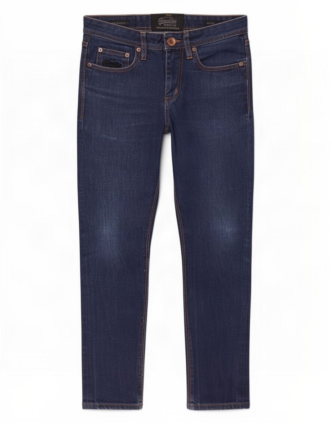 Superdry ženske uske traperice Corporal W28 L28 tamnoplave
