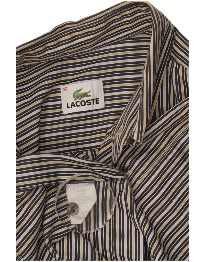 Lacoste muška košulja, veličina 40, srednje raznobojne pamučne pruge