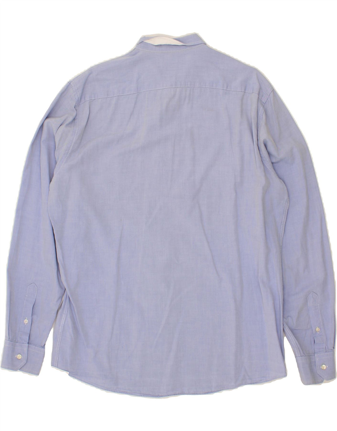 TRUSSARDI JEANS Mens Shirt XL Blue Vintage Trussardi Jeans and Second-Hand Trussardi Jeans from Messina Hembry 