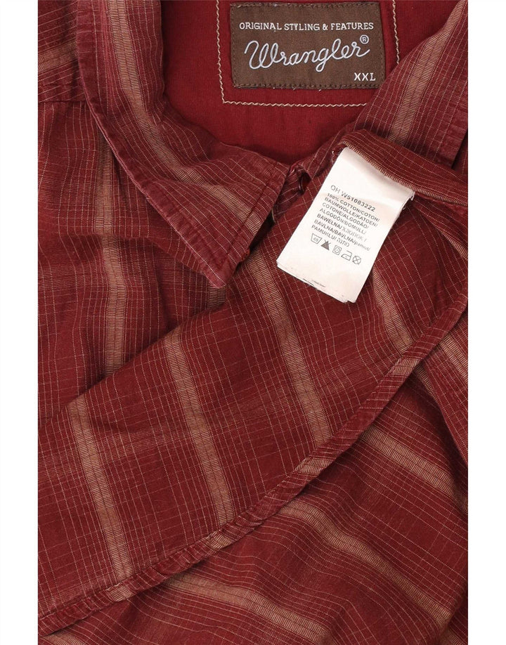 Wrangler muška košulja 2XL kestenjasto karirani pamuk