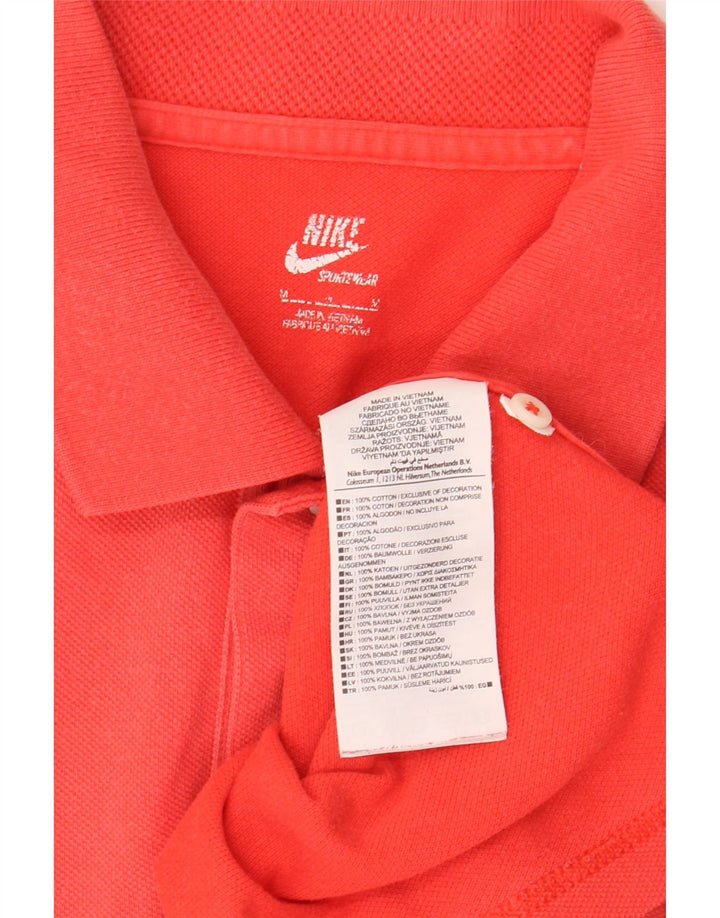 NIKE Mens Polo Shirt Medium Orange Cotton Vintage Nike and Second-Hand Nike from Messina Hembry 