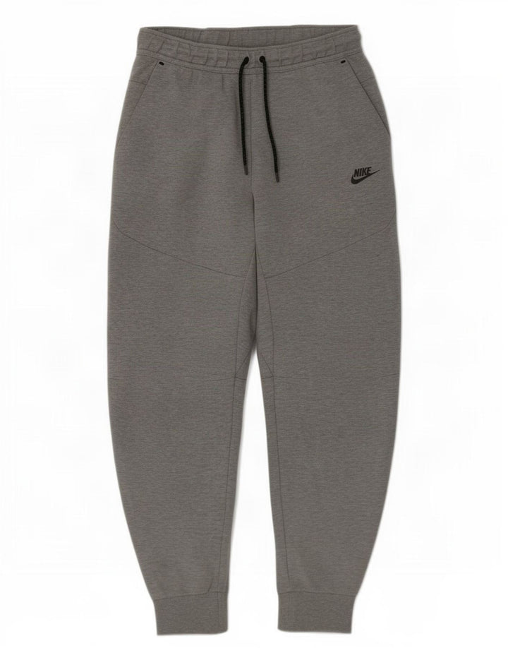 Nike muške trenirke, hlače za trčanje srednje sive boje od poliestera
