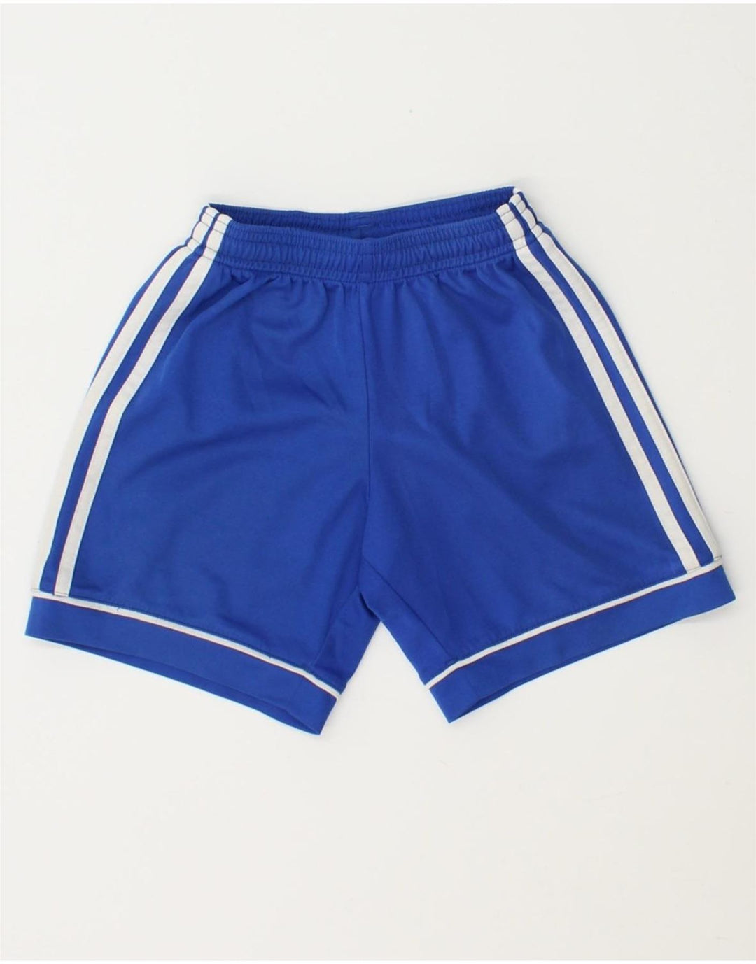 ADIDAS Boys Climalite Sport Shorts 7-8 Years  Blue Polyester Vintage Adidas and Second-Hand Adidas from Messina Hembry 