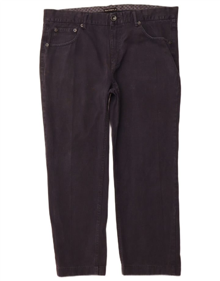 BEST COMPANY Muške ravne ležerne hlače EU 54 2XL W38 L26 tamnoplave