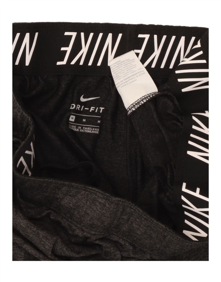 Nike ženske kratke sportske hlače Dri Fit UK 14 srednje sivi poliester