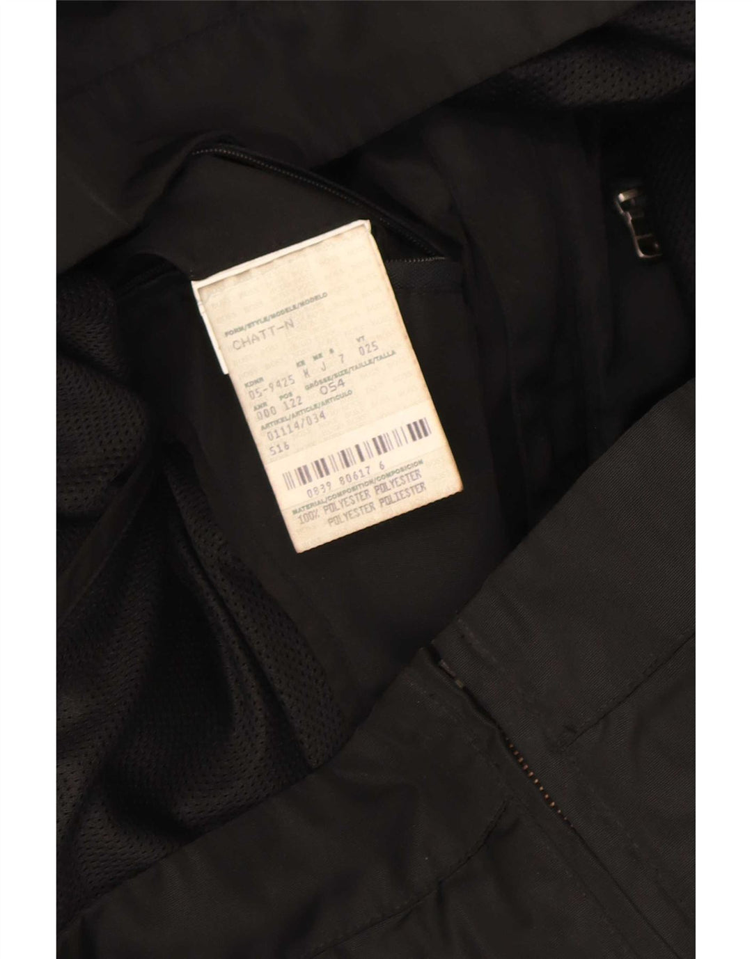 Muška bomber jakna Hugo Boss EU 54 2XL crni poliester