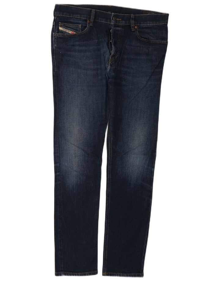 DIESEL Muške uske traperice D-Luster W33 L30 Plavi pamuk