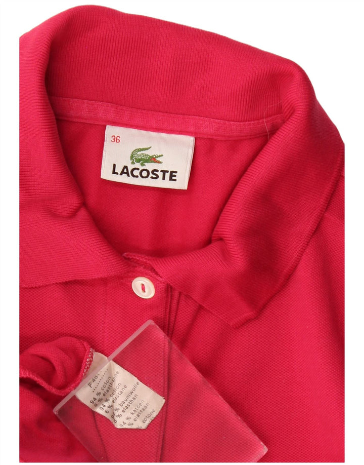 Lacoste ženska polo majica veličine 36 mala crvena pamuk