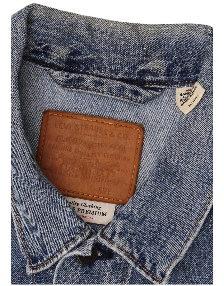 Levi's muška traper jakna UK 42 XL plavi pamuk