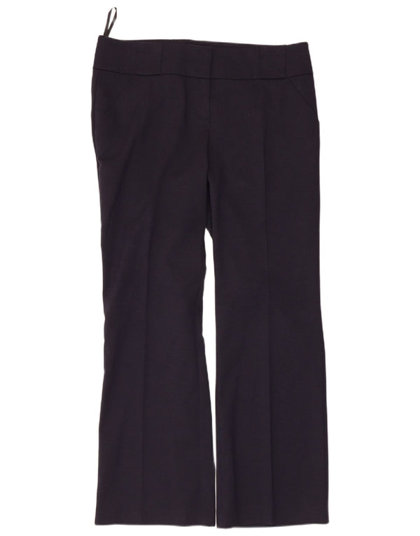 MONSOON Womens Standard Fit Casual Trousers UK 14 Large W36 L30 Navy Blue