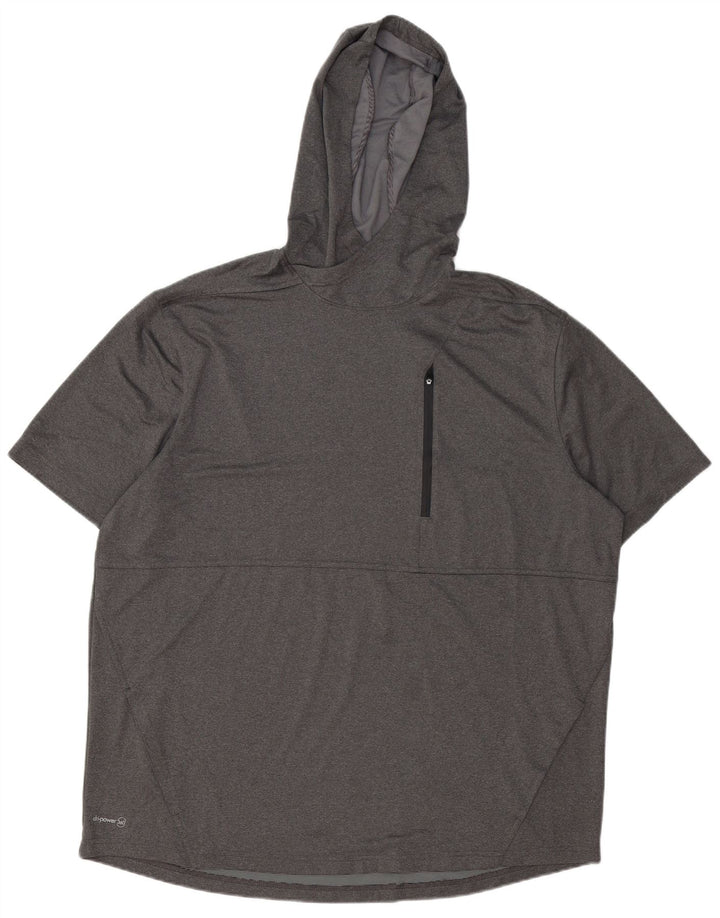 RUSSELL ATHLETIC Muški pulover s kapuljačom Top UK 50/52 2XL siva