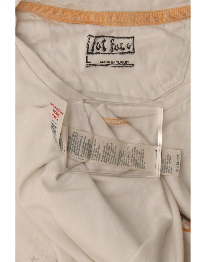 Veliki bijeli pamuk, muška majica s grafičkim motivima Fat Face