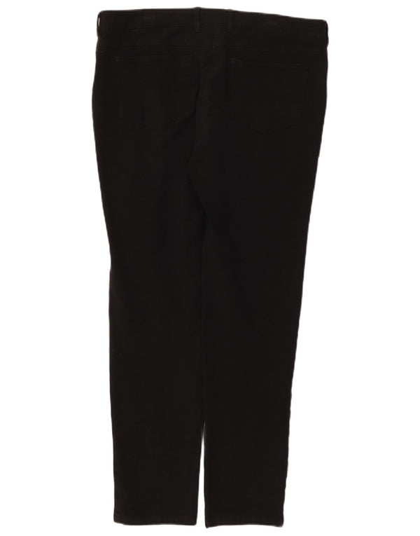 Hobbs ženske uske chino hlače UK 16 Large W33 L28 crni pamuk