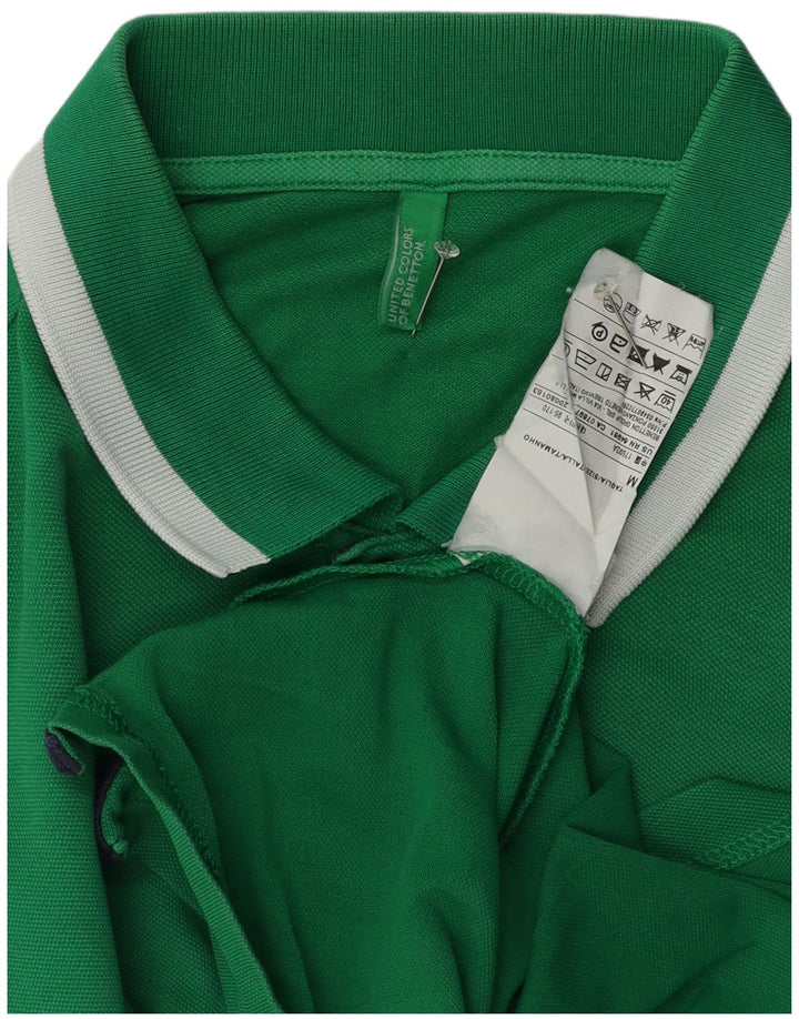 Benetton muška polo majica srednje zelene boje pamuka