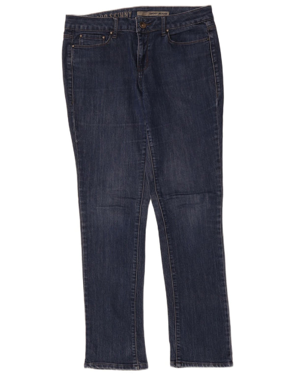 DKNY Womens Skinny Jeans US 10 Large W34 L32 Blue Cotton
