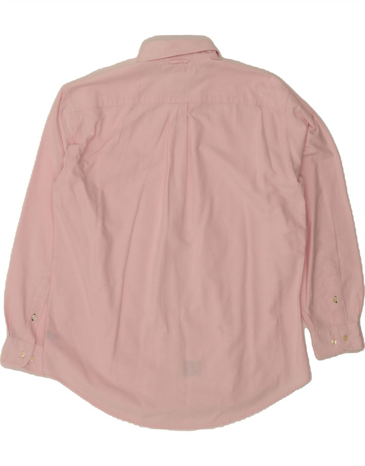 TOMMY HILFIGER Mens Shirt Medium Pink Cotton Vintage Tommy Hilfiger and Second-Hand Tommy Hilfiger from Messina Hembry 