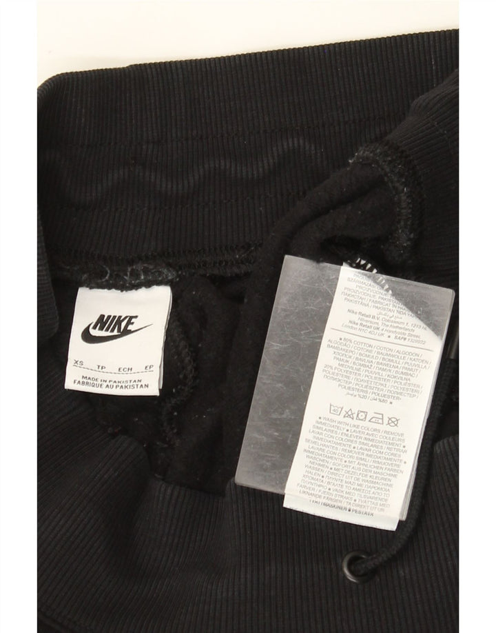 NIKE Ženska trenirka Hlače Joggers UK 6 XS crni pamuk