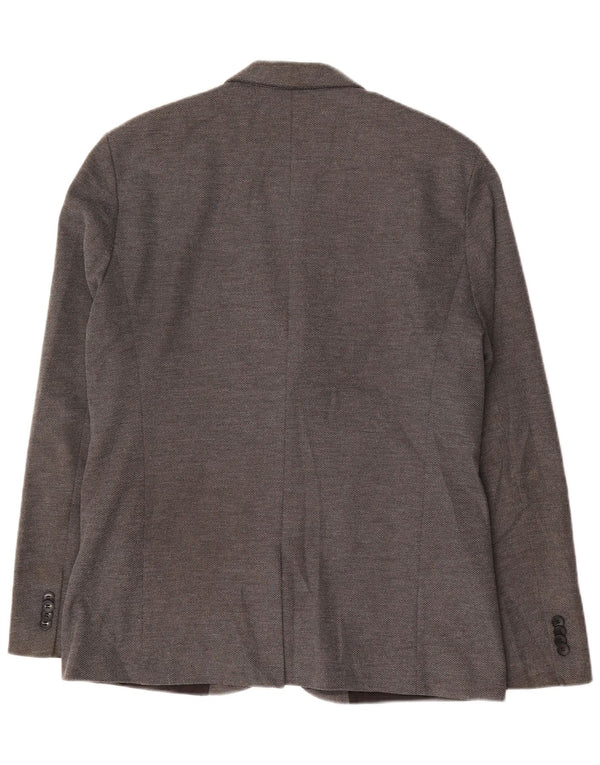 Zara muška jakna sa 2 gumba UK 42 XL sivi poliester