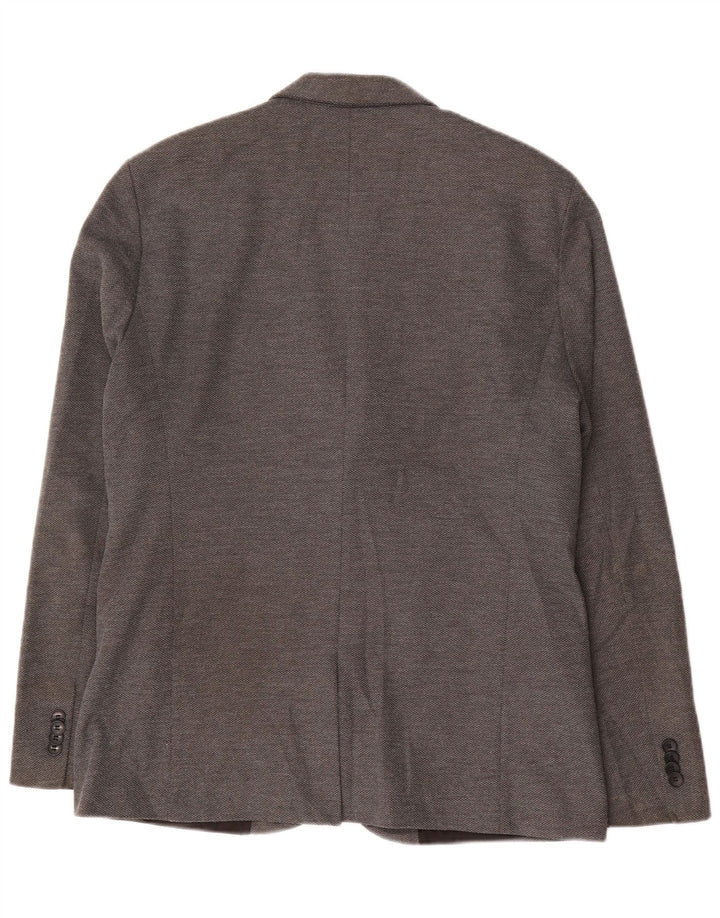 Zara muška jakna sa 2 gumba UK 42 XL sivi poliester