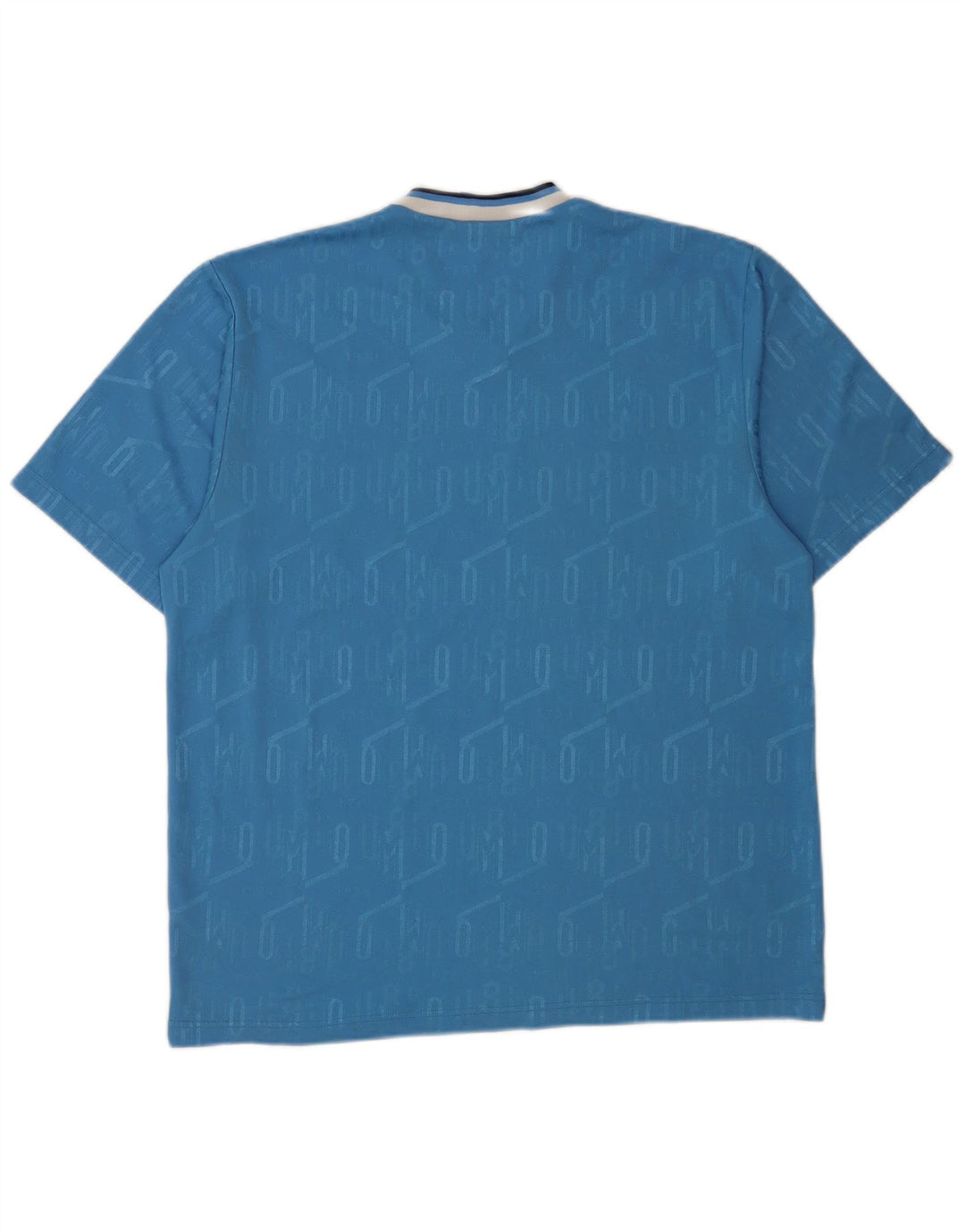 Umbro muška majica kratkih rukava XL plavi geometrijski poliester