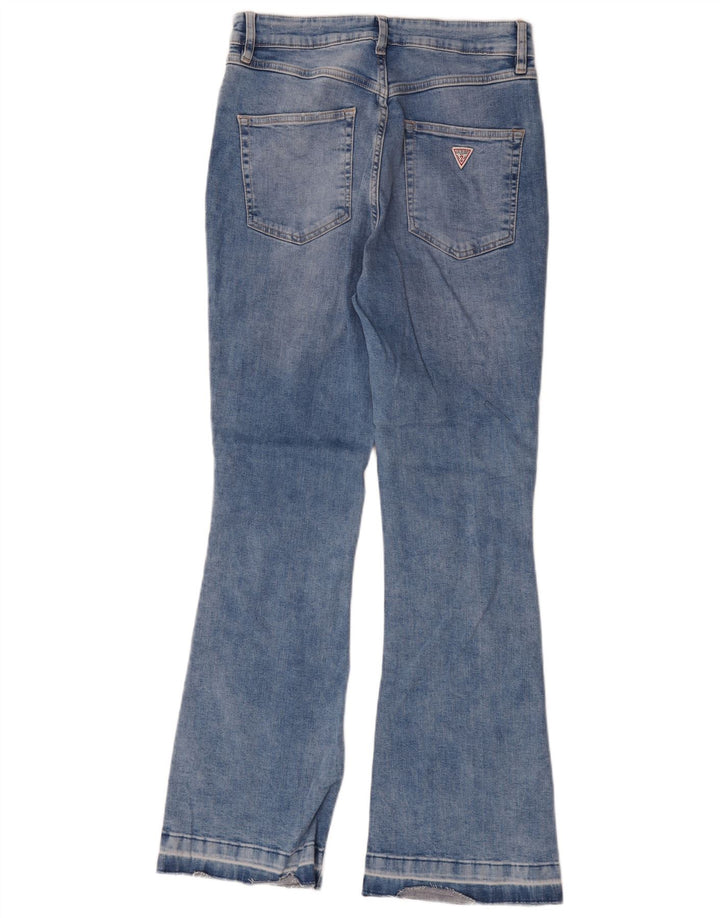 Ženske traperice Guess Bootcut W30 L30 plavi pamuk