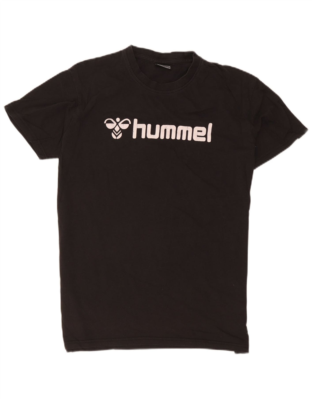 Velika crna muška majica s grafičkim motivima Hummel