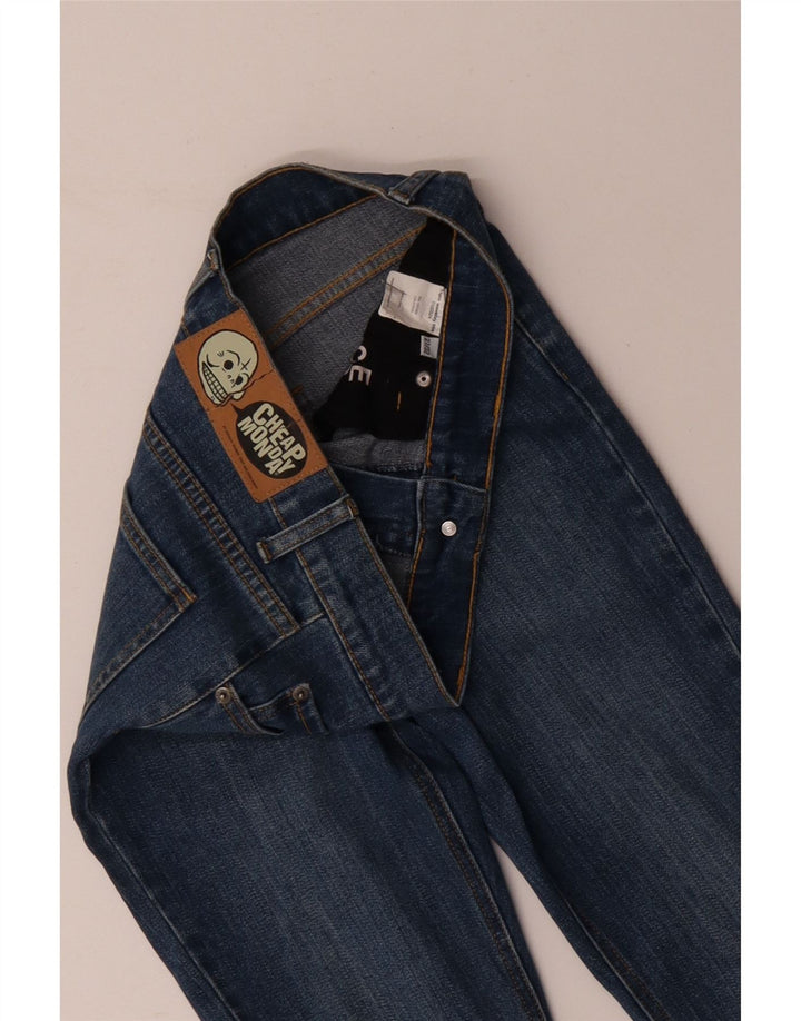 CHEAP MONDAY Ženske uske traperice W27 L32 Plavi pamuk