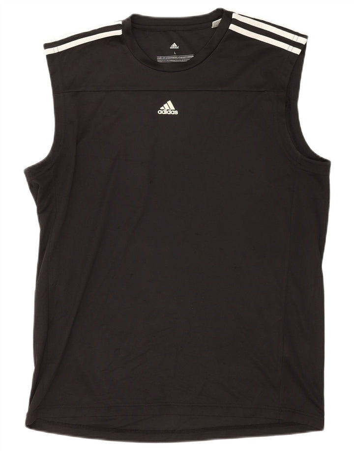 Adidas muški prsluk Climalite Veliki crni poliester