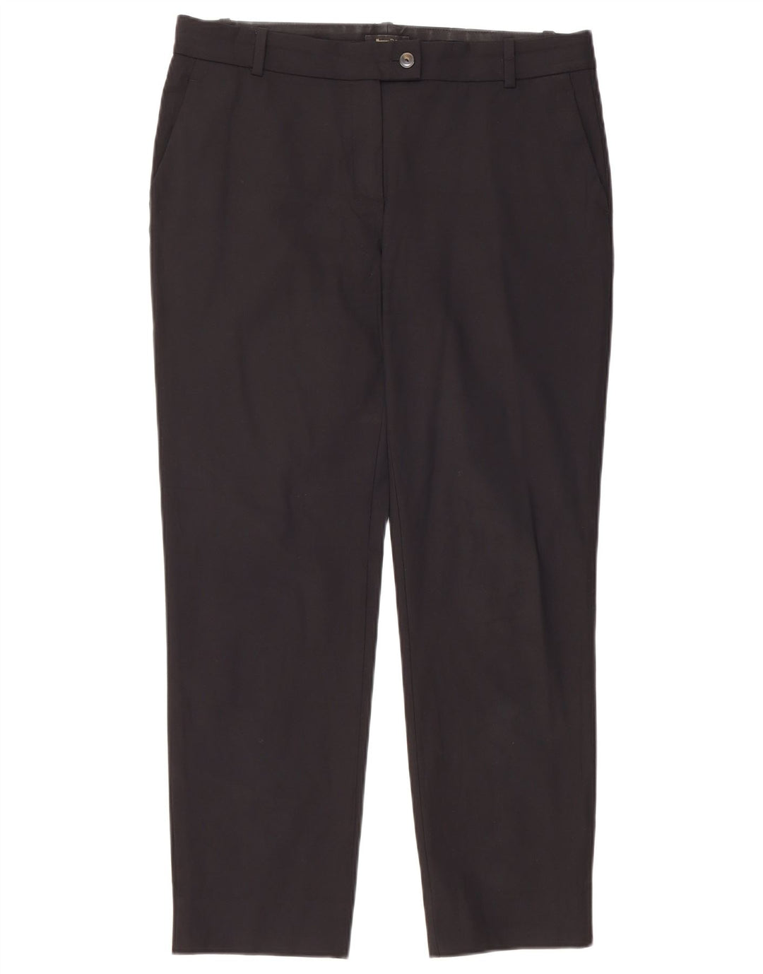 MASSIMO DUTTI Ženske ravne hlače EU 40 srednje W30 L27 crne