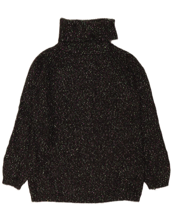 Marks & Spencer ženski pulover s rol izrezom UK 10 Small Black Flected