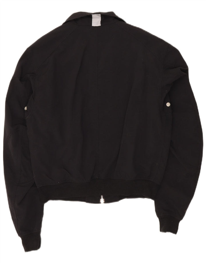 Belstaff ženska bomber jakna UK 14 Srednji crni najlon