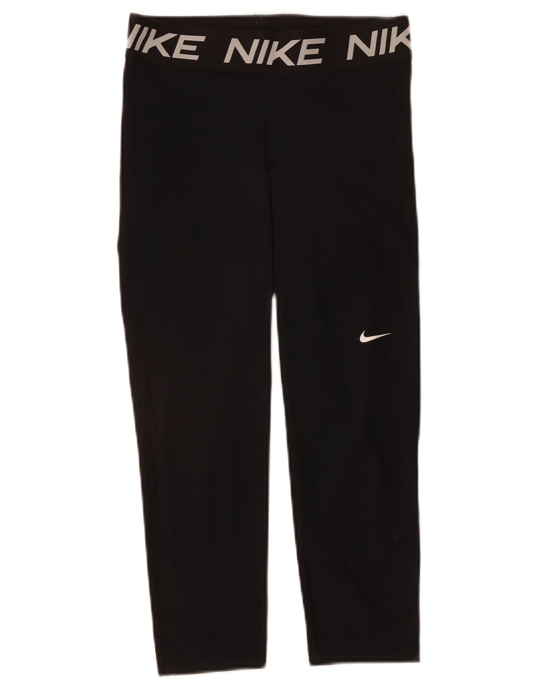 NIKE ženske Graphic Capri tajice UK 12 Srednje crni poliester