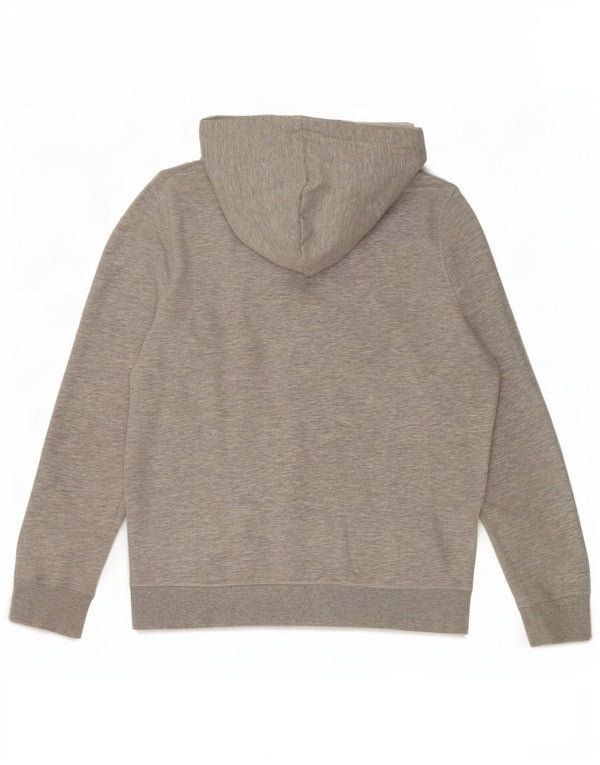 Jack Wills Ženska prekomjerna majica s kapuljačom s grafičkim motivima UK 10 Small Grey Flected