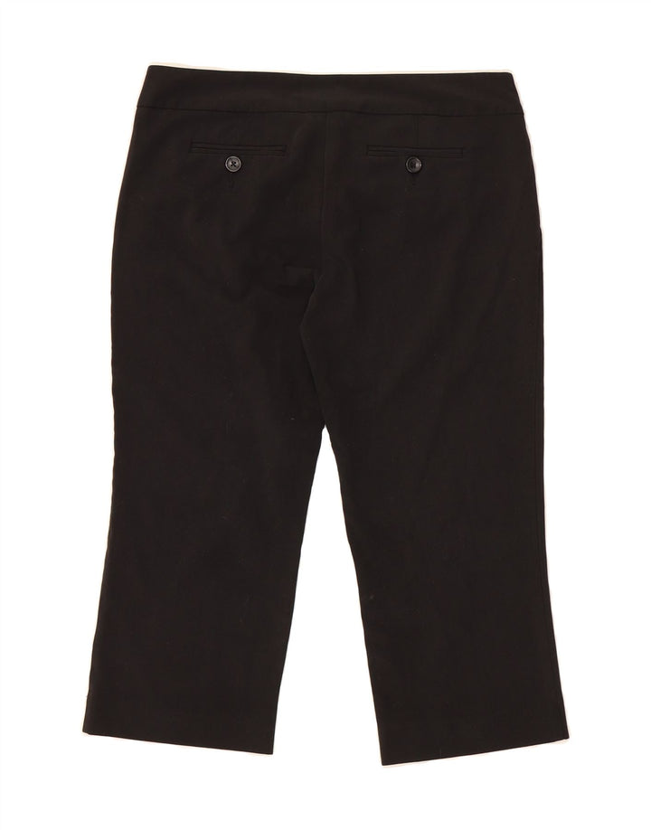 MOSSIMO Womens Straight Capri Trousers US 6 Medium W28 L20 Black Polyester Vintage Mossimo and Second-Hand Mossimo from Messina Hembry 