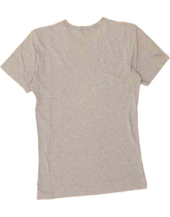 PAUL SMITH Womens Graphic T-Shirt Top UK 14 Medium Grey Cotton Vintage Paul Smith and Second-Hand Paul Smith from Messina Hembry 