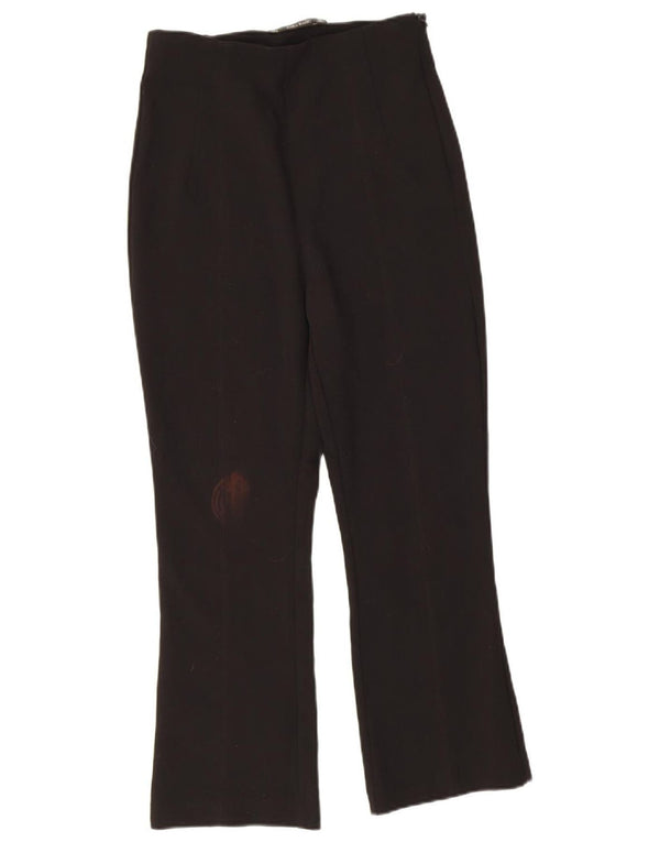 Skraćene ženske hlače Zara Bootcut W26 L23 crne