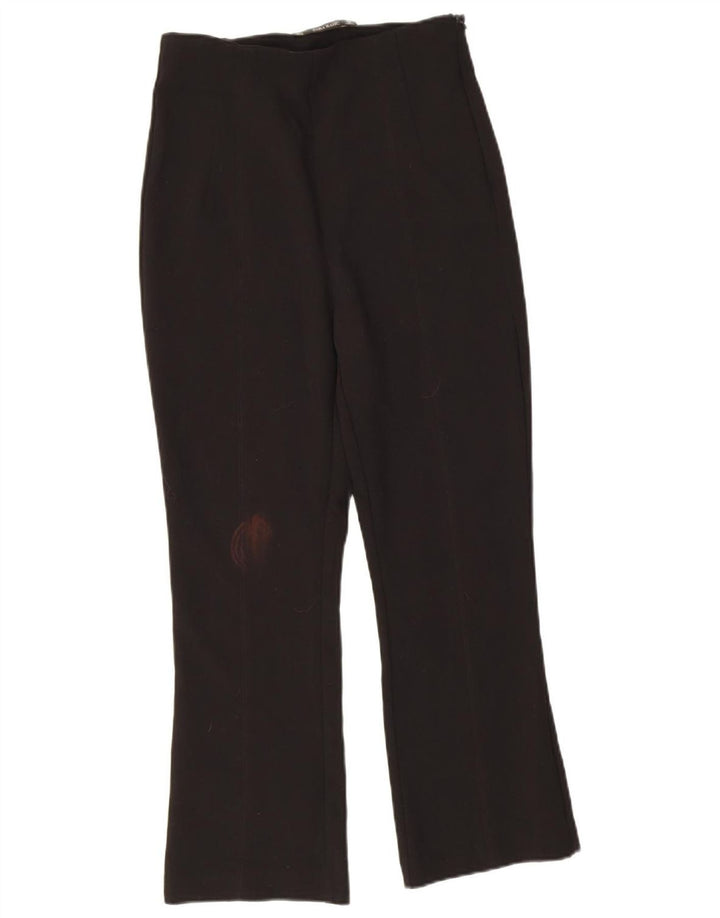Skraćene ženske hlače Zara Bootcut W26 L23 crne