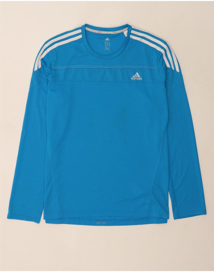 Adidas muška majica Climalite dugih rukava XL plavi poliester