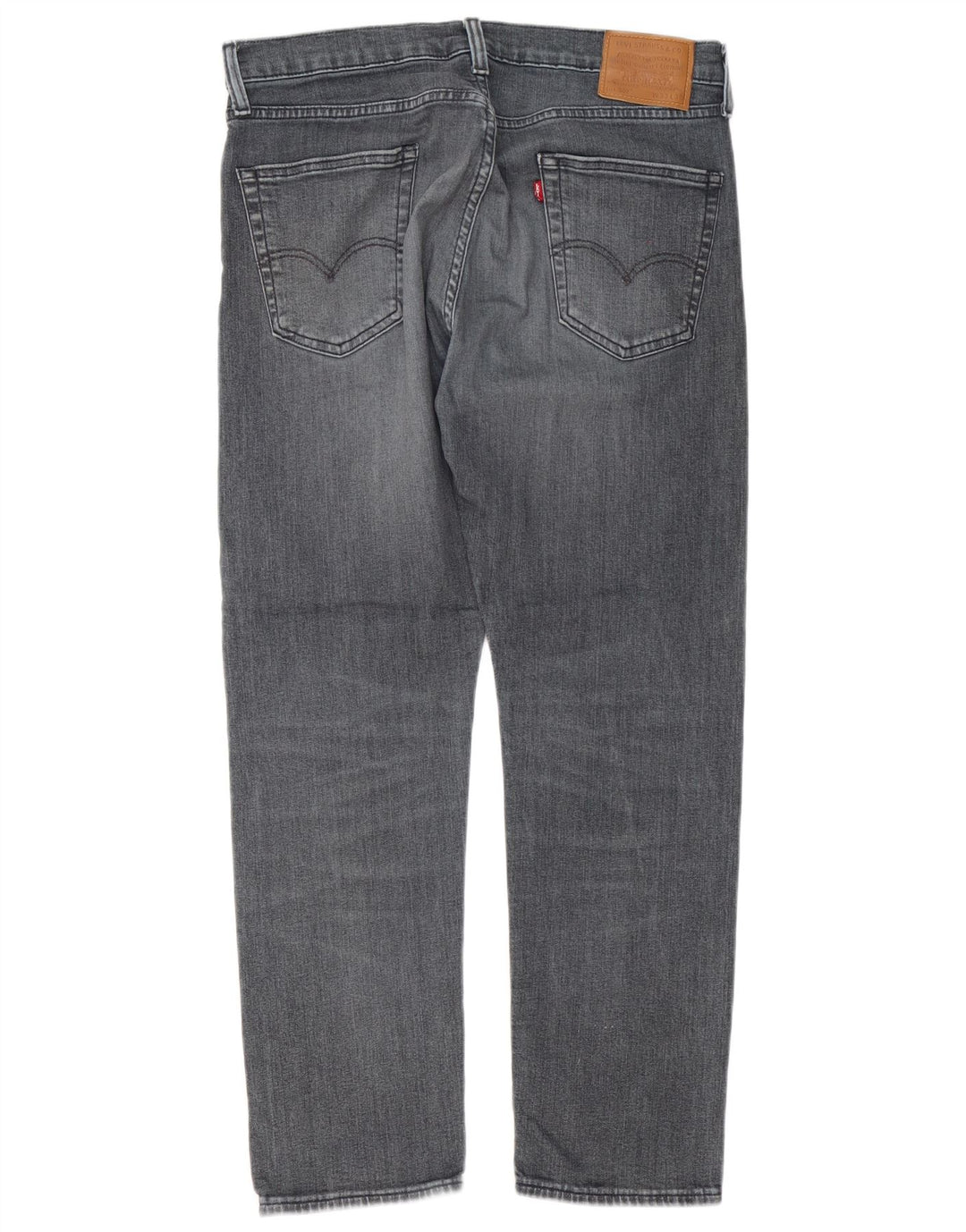 Levi's muške 502 sužene traperice W33 L30 sivi pamuk