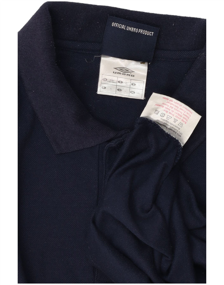 Umbro muška polo majica velika tamnoplava poliester