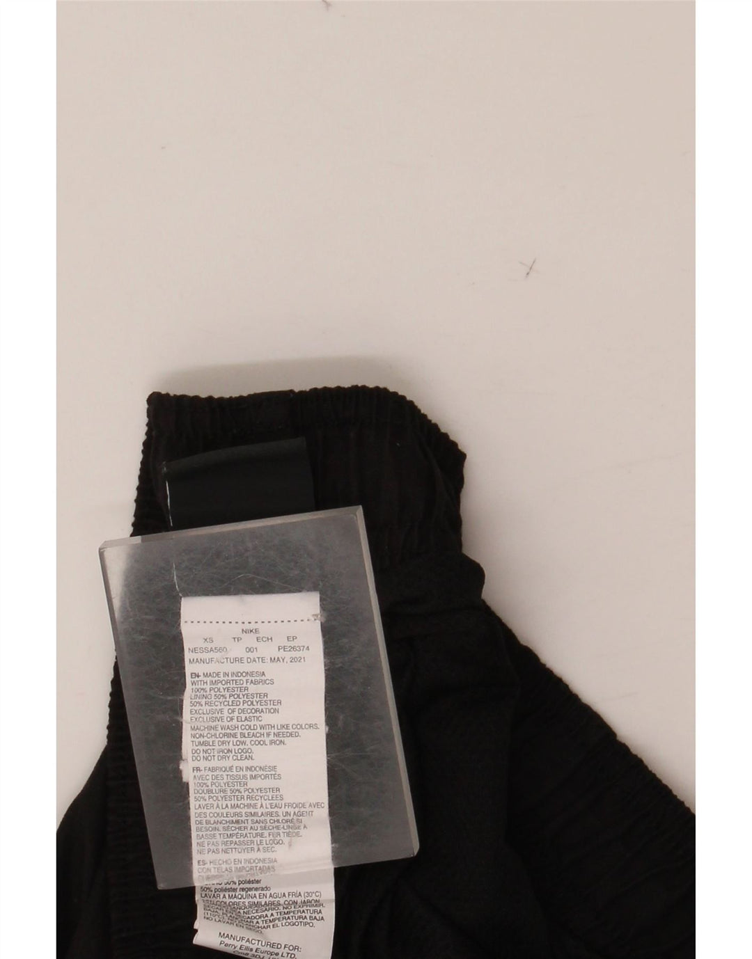 NIKE ženske sportske kratke hlače UK 4 XS crni poliester