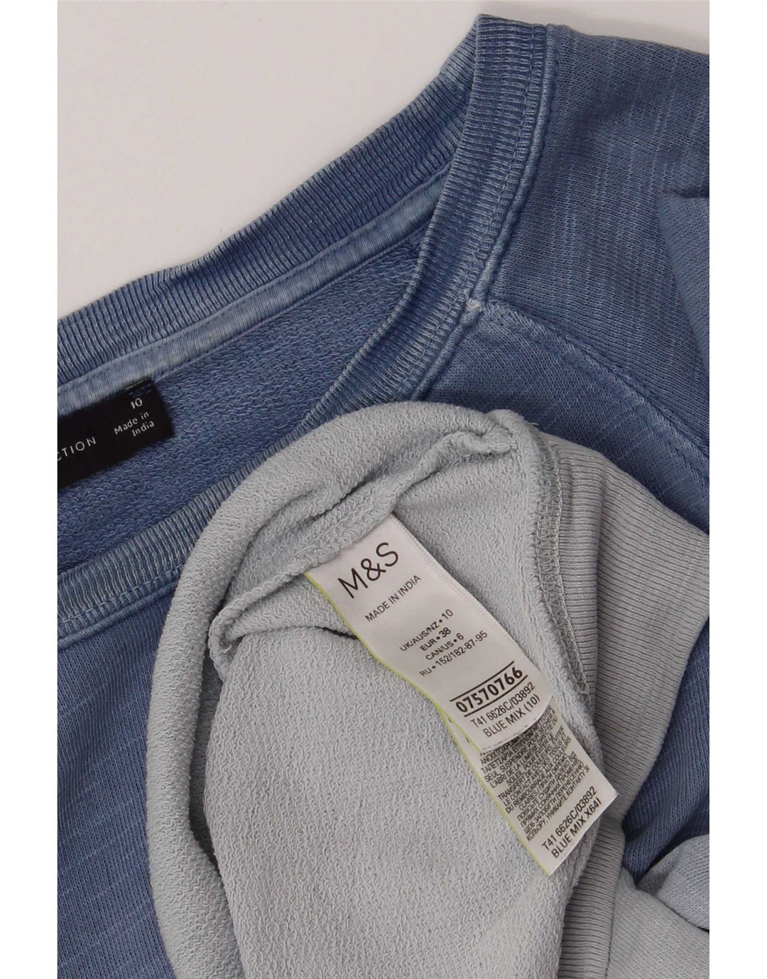 Marks & Spencer Ženska majica s kratkim rukavima UK 10 Small Blue Tie Dye