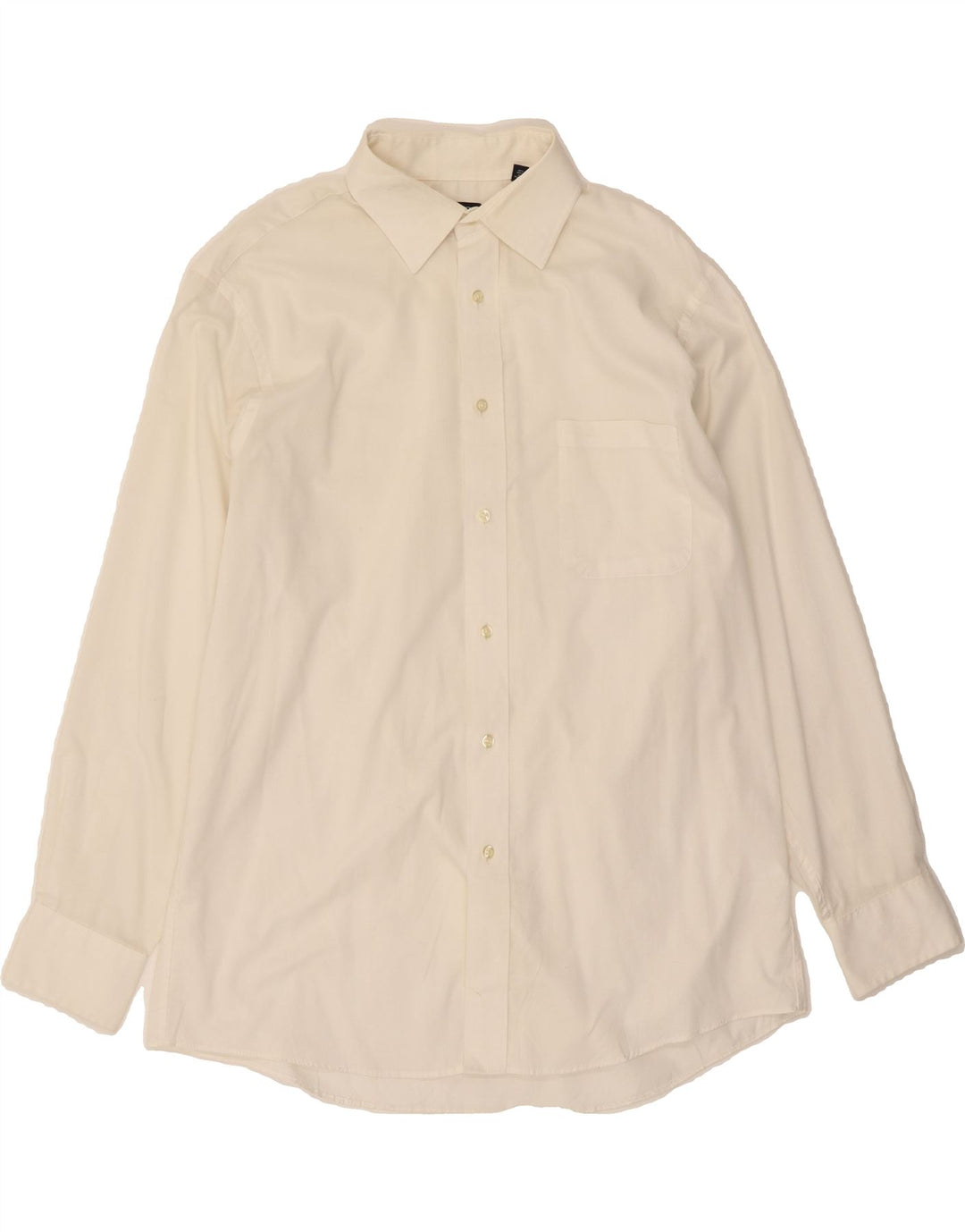 CHAPS Mens Regular Fit Shirt Size 16 16 1/2 Large White Vintage Chaps and Second-Hand Chaps from Messina Hembry 