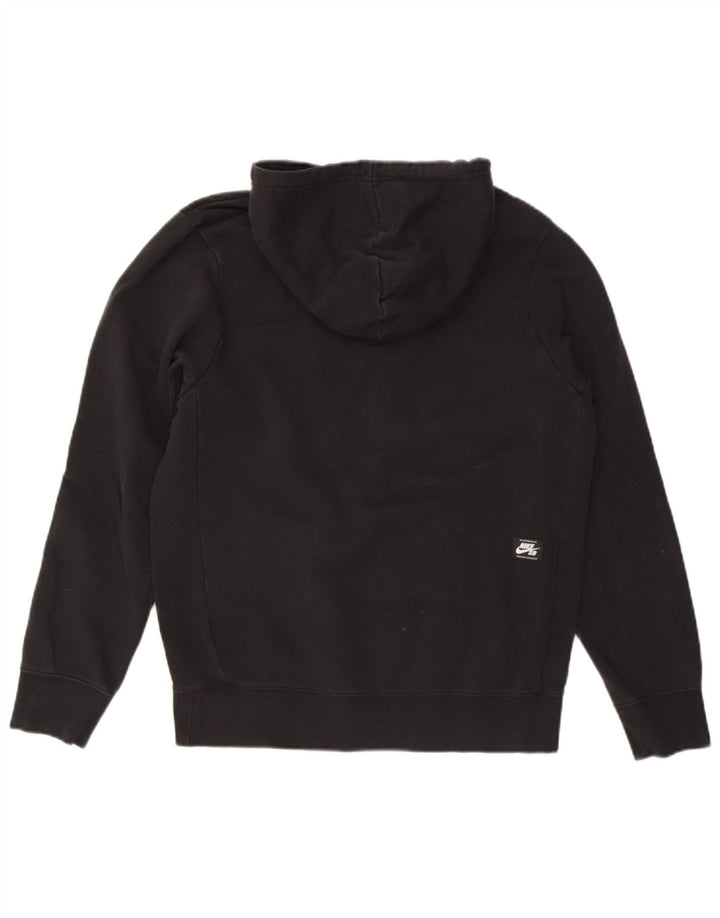 NIKE Mens Graphic Hoodie Jumper Medium Black
