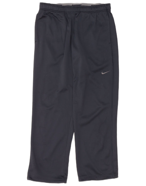 Nike muške Therma-Fit hlače za trenirku, velike tamnoplave poliesterske hlače