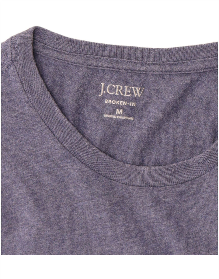 J. Crew Ženska majica kratkih rukava, srednji plavi flekasti pamuk