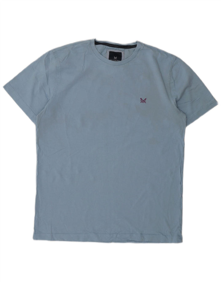Crew Clothing Muška majica kratkih rukava Srednje plavi pamuk