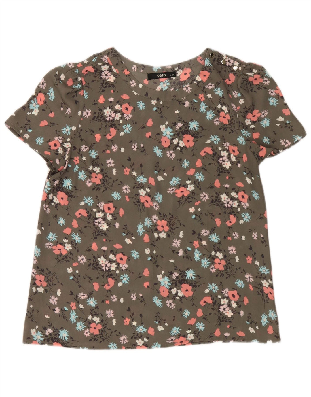 Oasis Top ženska bluza UK 10 Small Green Floral